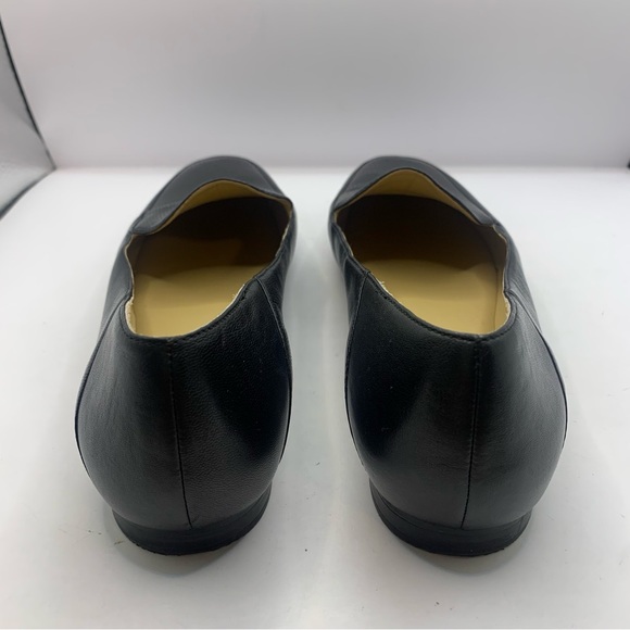 Naturalizer loafers, women's size 6.5M black snake skin detail flats leather - Picture 9 of 9